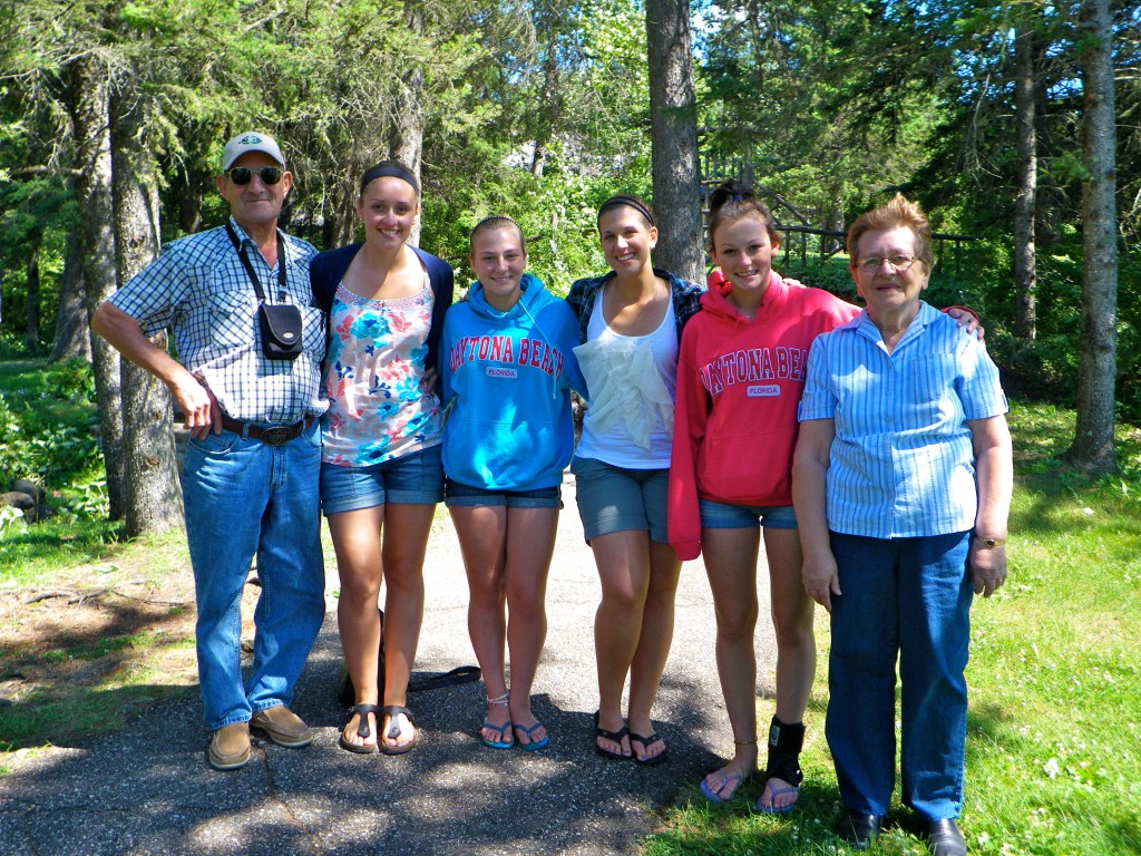 Clear Lake with my grandparents, my best friend Kaeri, and my cousins Selena and Hayley