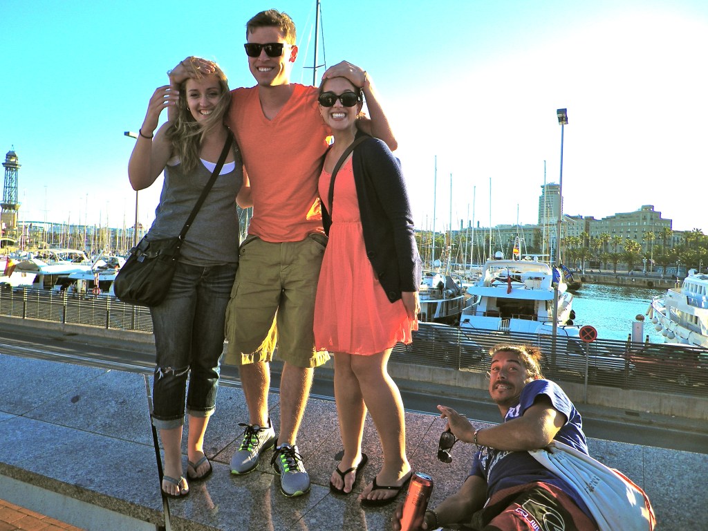 Chad, Kaeri, and I in Barcelona. I love this photo!